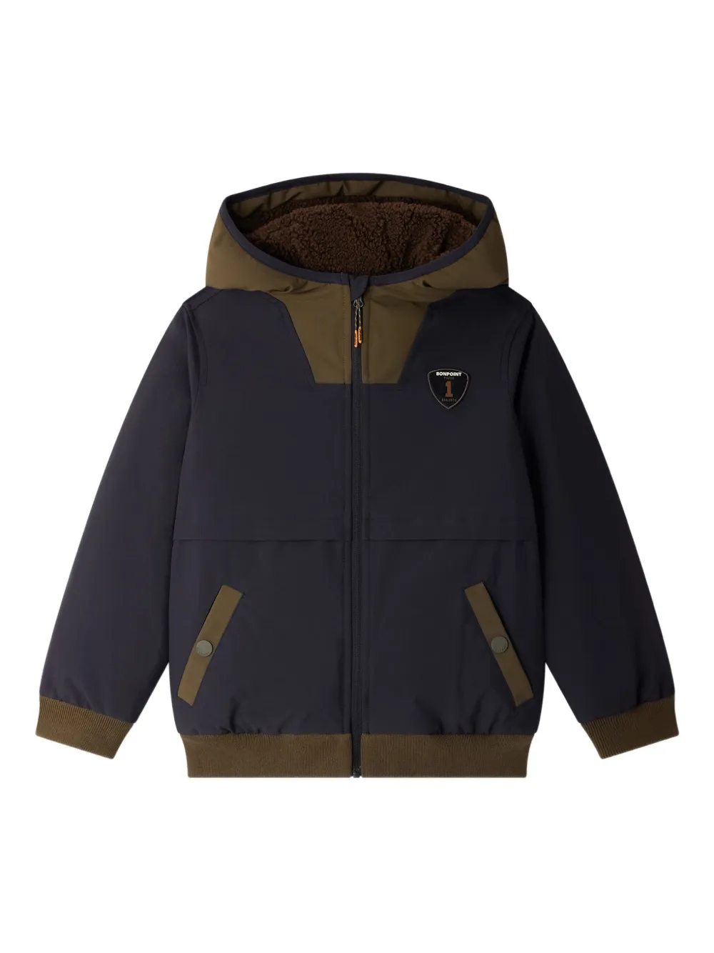 Bonpoint Johnston jack met colourblocking Zwart