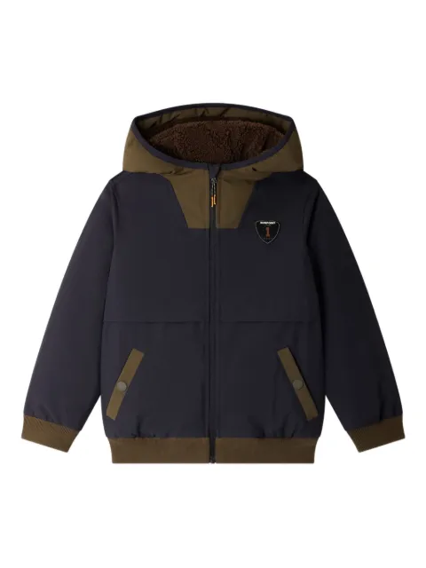 Bonpoint Johnston hooded colour-block jacket