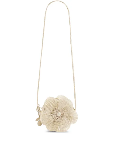 Bonpoint Jordanie flower-shaped pleated cross body bag