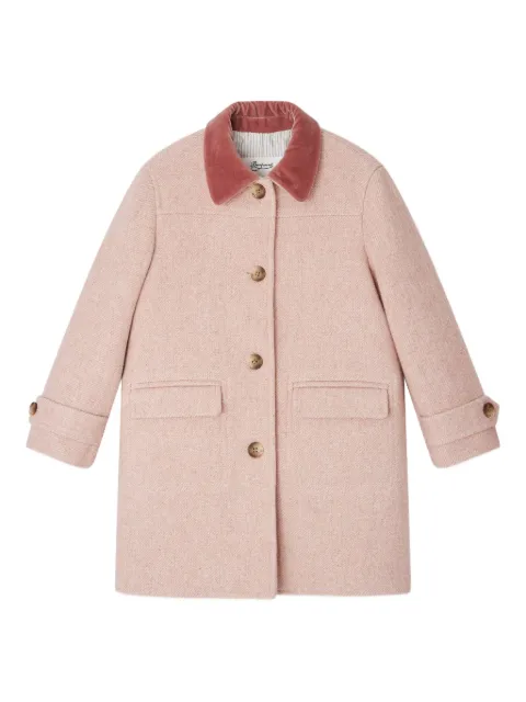 Bonpoint manteau à détail de col