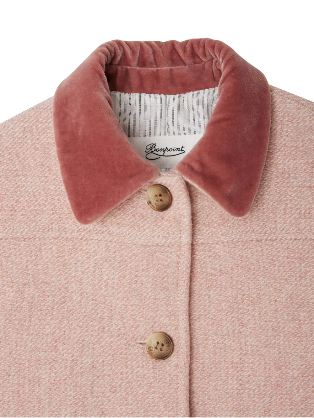 Bonpoint Jas met kraagdetail Roze