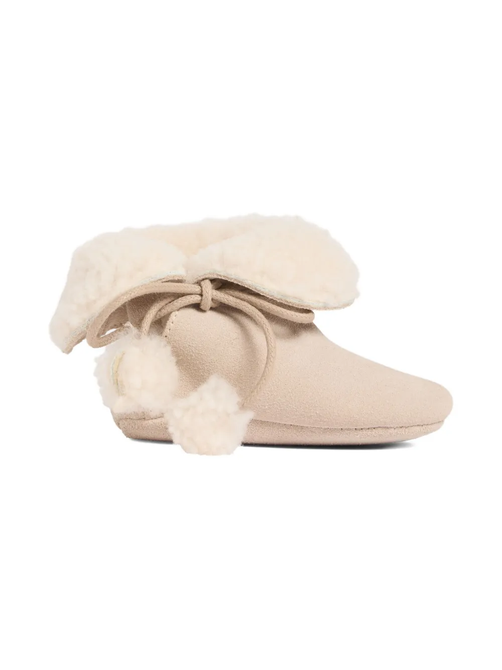 Bonpoint pom-pom suede booties | Image 2