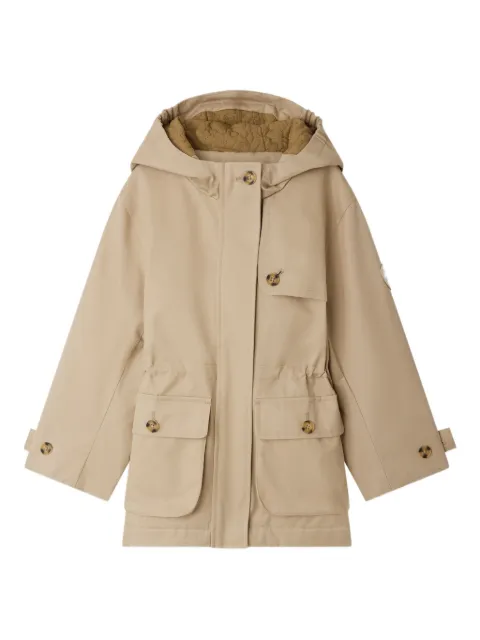 Bonpoint hooded drawstring coat