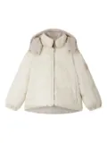 Bonpoint hooded padded coat - White