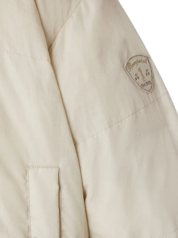 Bonpoint フーデッド パデッドコート | ホワイト | FARFETCH JP