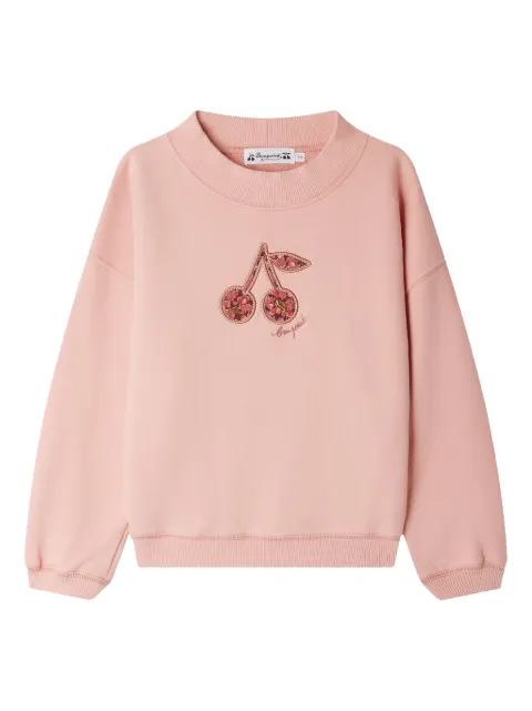 Bonpoint Sweatshirt mit Blumenkirschen