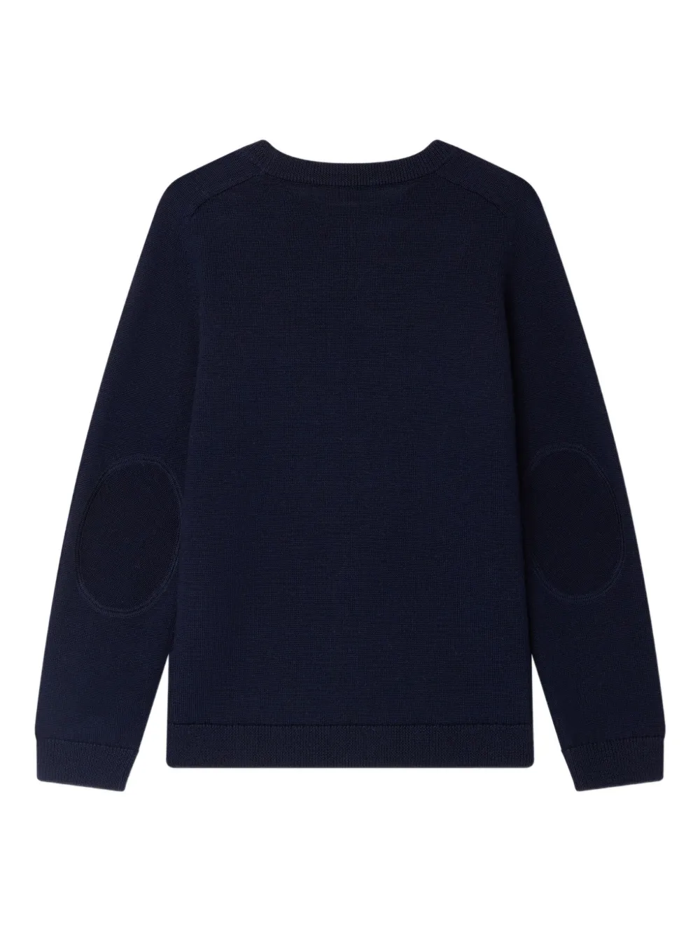 Bonpoint Jud trui met geborduurde patch Blauw