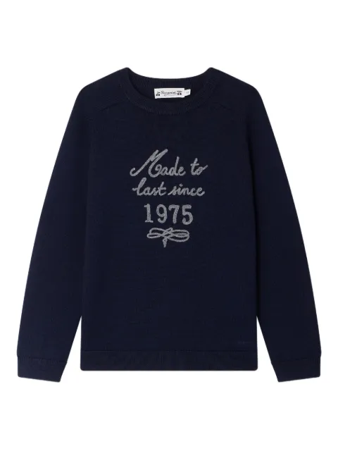 Bonpoint Jud embroidered-patch sweater