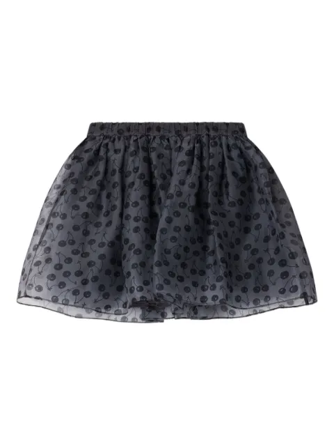 Bonpoint cherry-print skirt