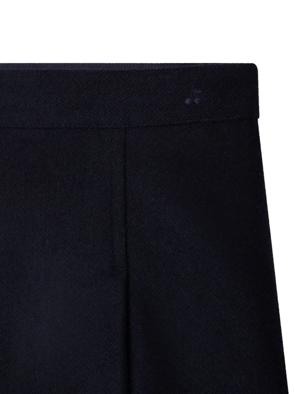 Bonpoint Wollen plooirok Blauw