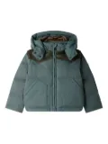 Bonpoint Jareth hooded puffer jacket - Green