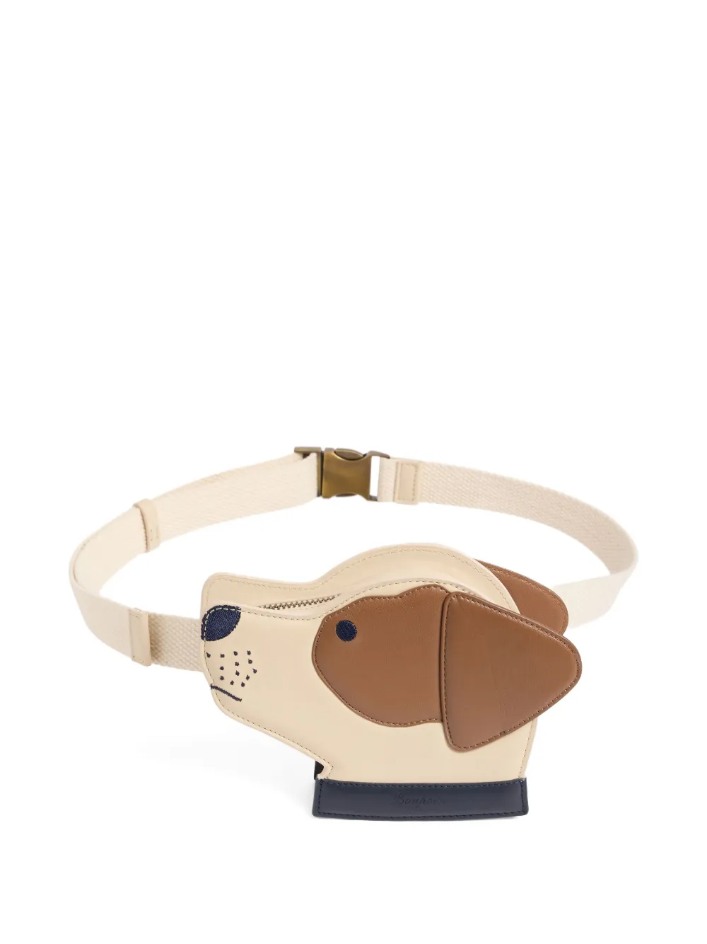 Bonpoint dog-shaped leather belt bag | Neutrals | Image 1