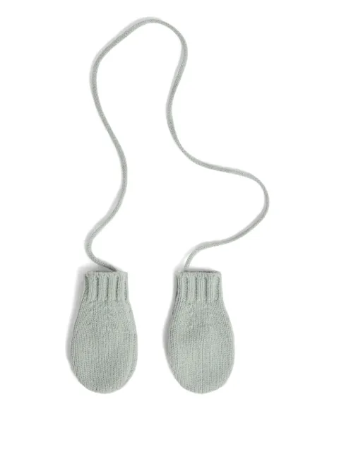Bonpoint knitted wool mittens