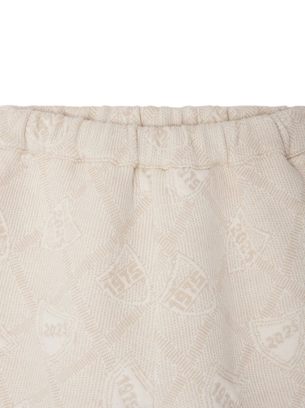 Bonpoint Elvin broek met elastische taille en patroon Beige