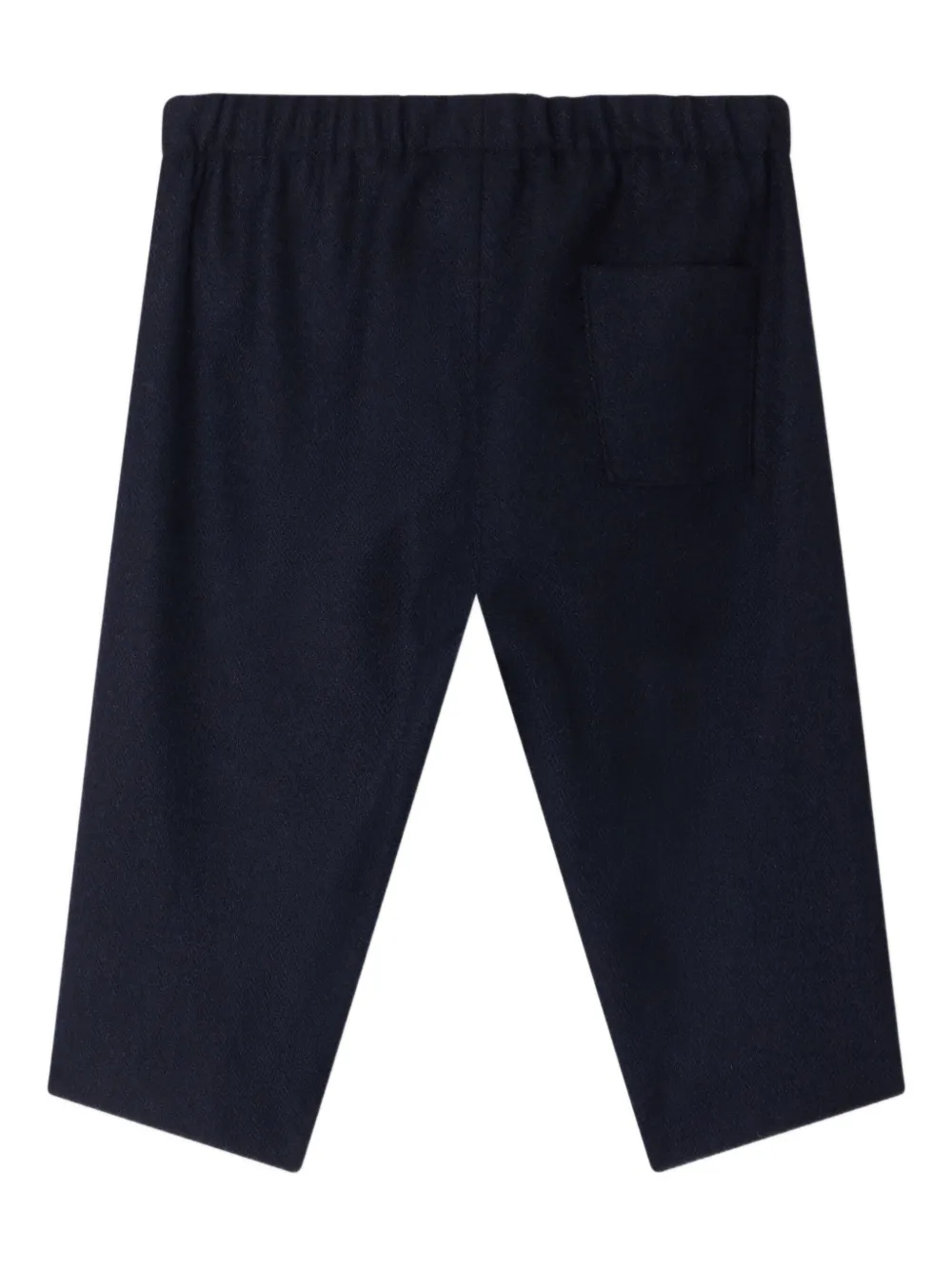 Bonpoint Dandy broek met elastische taille en visgraatpatroon Blauw