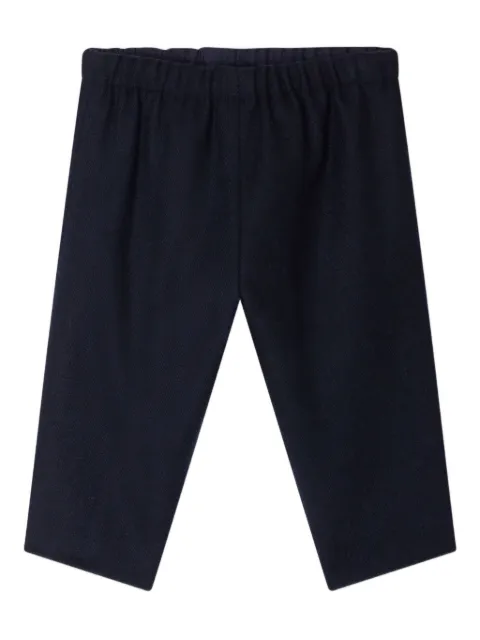 Bonpoint Dandy herringbone elastic-waist trousers