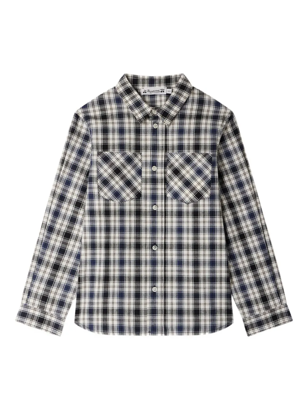 Bonpoint Altman Checked Pocket Shirt In Multi