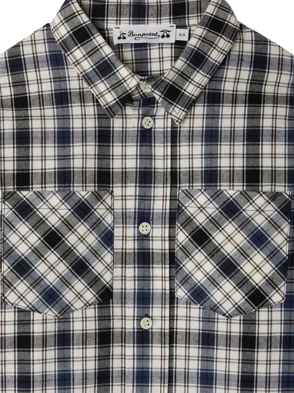 Bonpoint Altman Checked Pocket Shirt In Multi