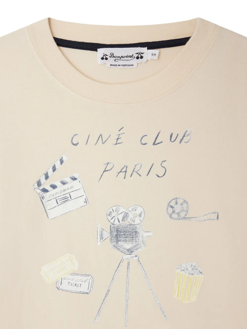 Bonpoint T-shirt met lange mouwen Beige