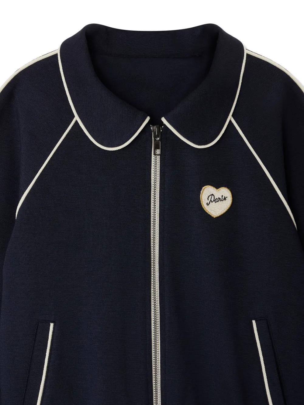 Bonpoint Jinto bomberjack met rits Blauw