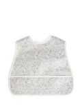 Bonpoint floral-print bib - Blue