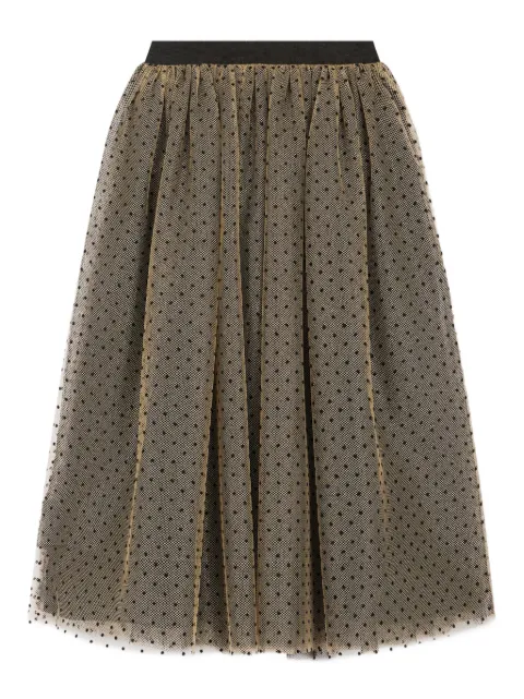 Bonpoint polka-dot tulle skirt