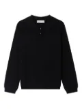 Bonpoint ruffled collar sweater - Black