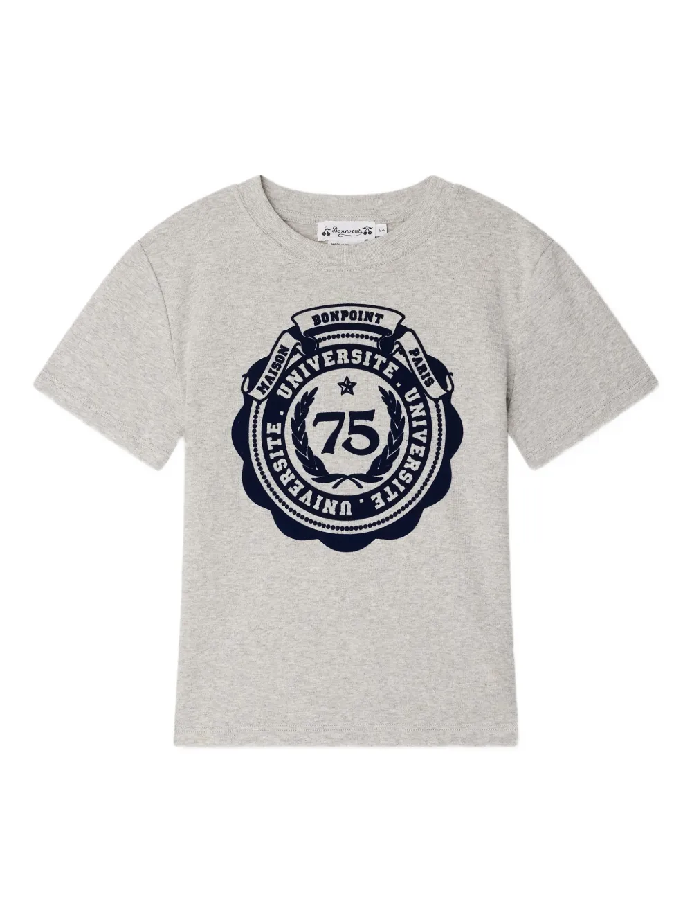 Bonpoint Thibald T-shirt met korte mouwen Grijs
