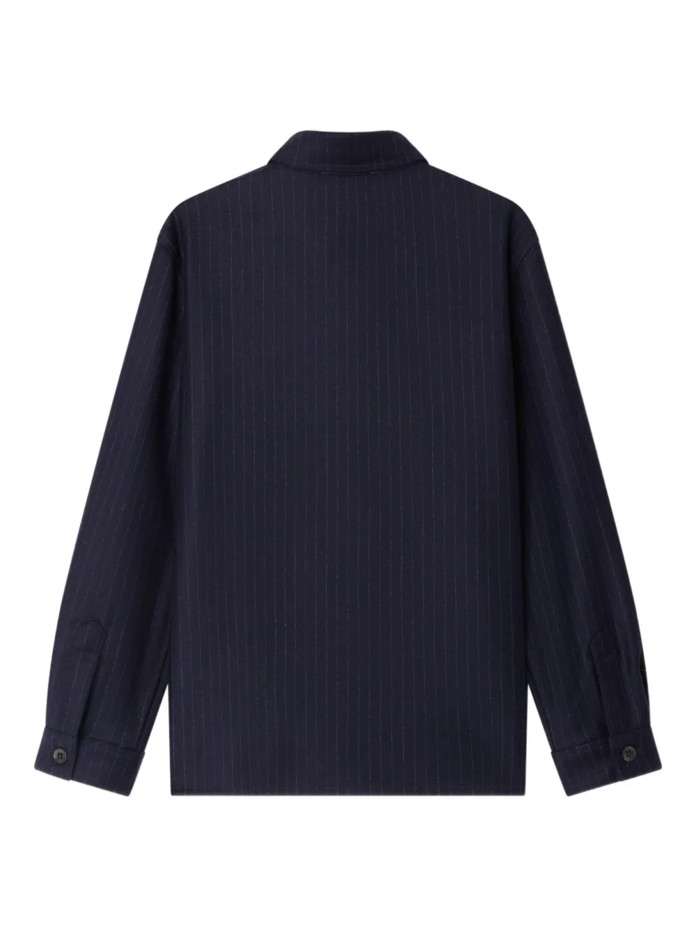 Bonpoint Gustave pinstriped shirt Blauw
