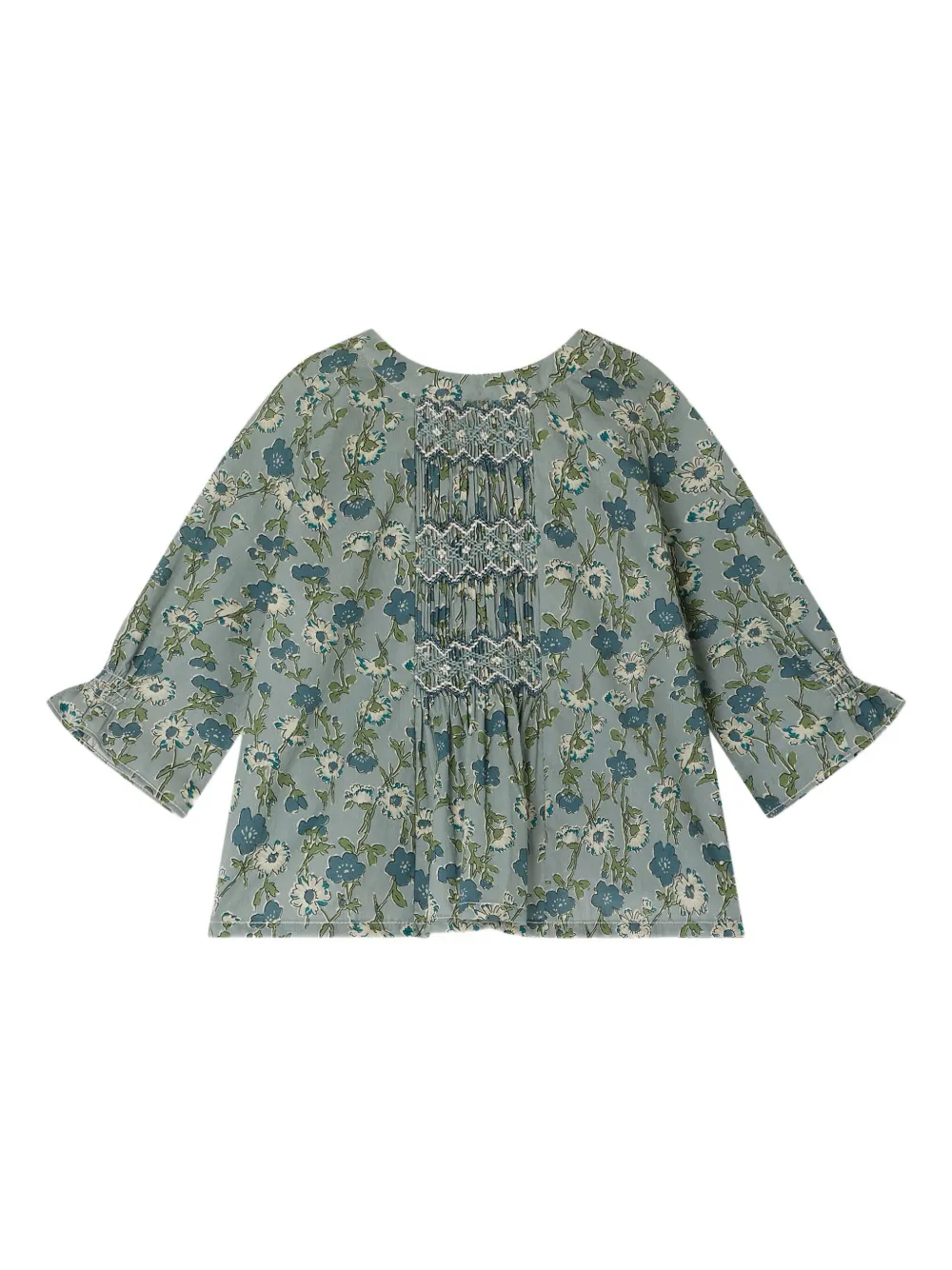 Bonpoint Blissi shirt met bloemenprint - Groen