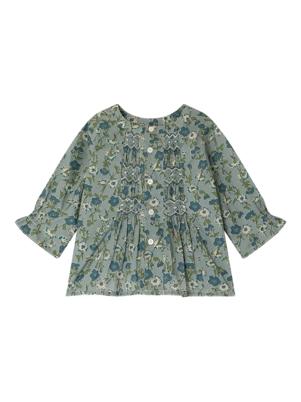 Bonpoint Blissi floral-print blouse | Green | Image 1