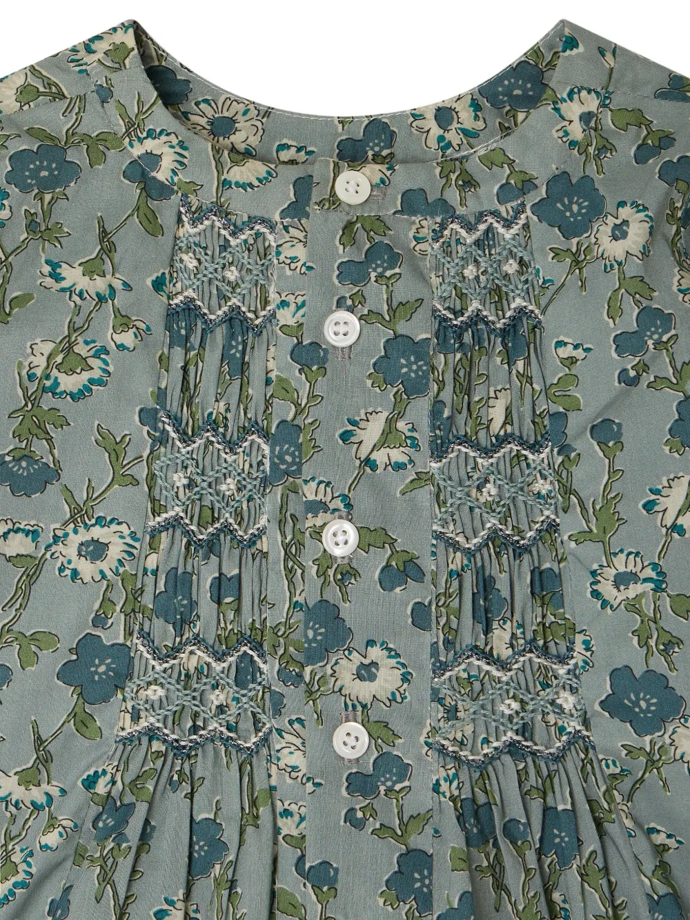 Bonpoint Blissi shirt met bloemenprint Groen