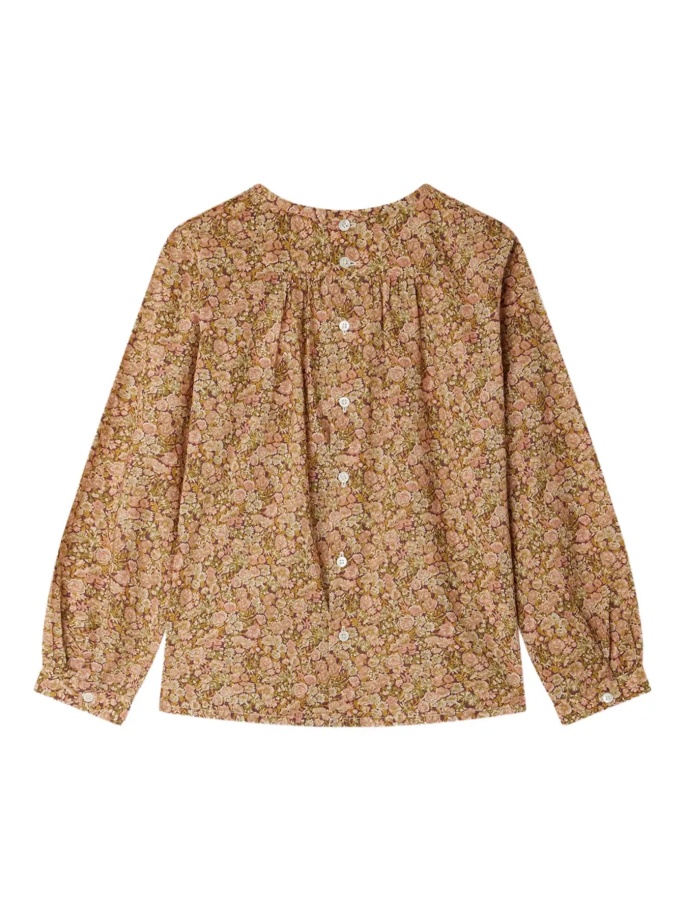 Bonpoint Gesmockt shirt Beige