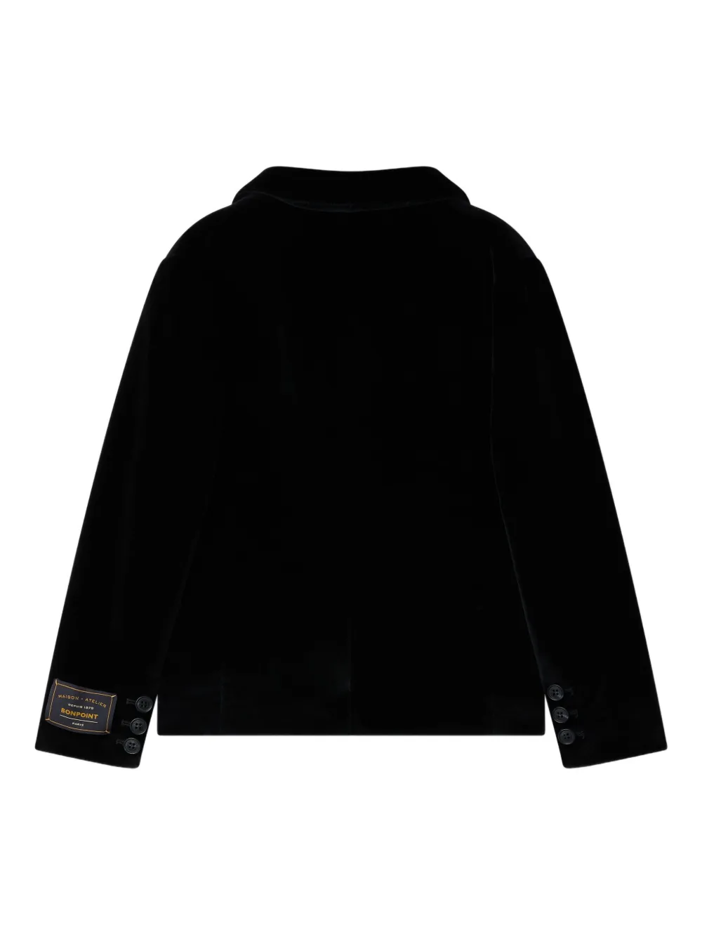 Bonpoint logo-patch button-fastening blazer | Boys Blazers | Image 2