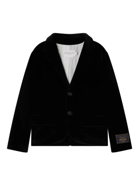 Bonpoint logo-patch button-fastening blazer