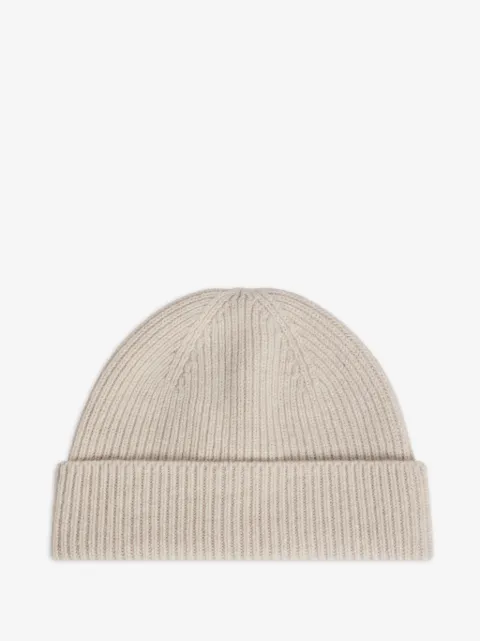 Bonpoint gorro de cachemira tejido de canalé