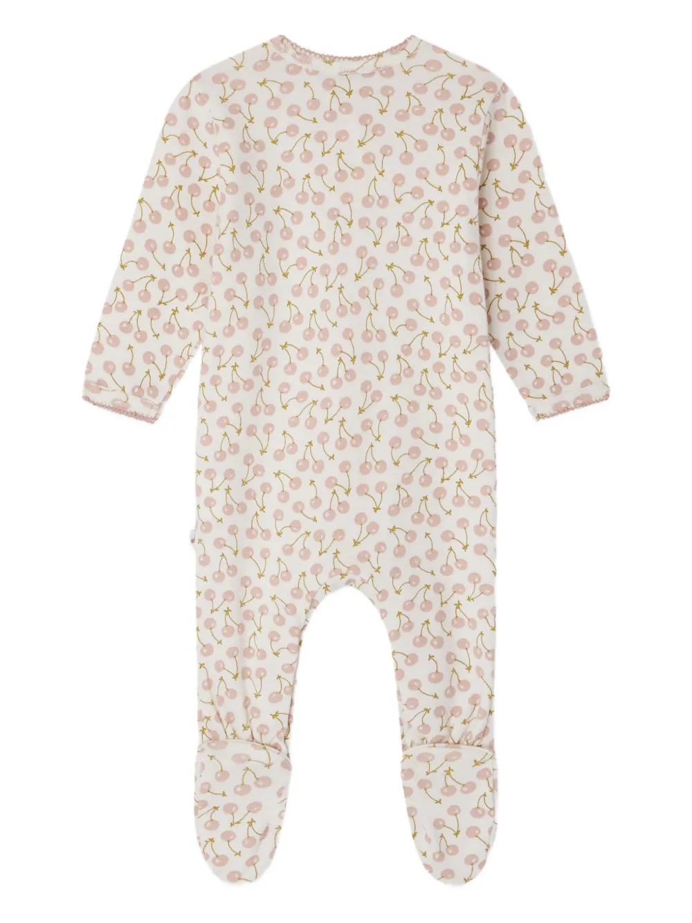 Bonpoint Pyjama met kersenprint Wit
