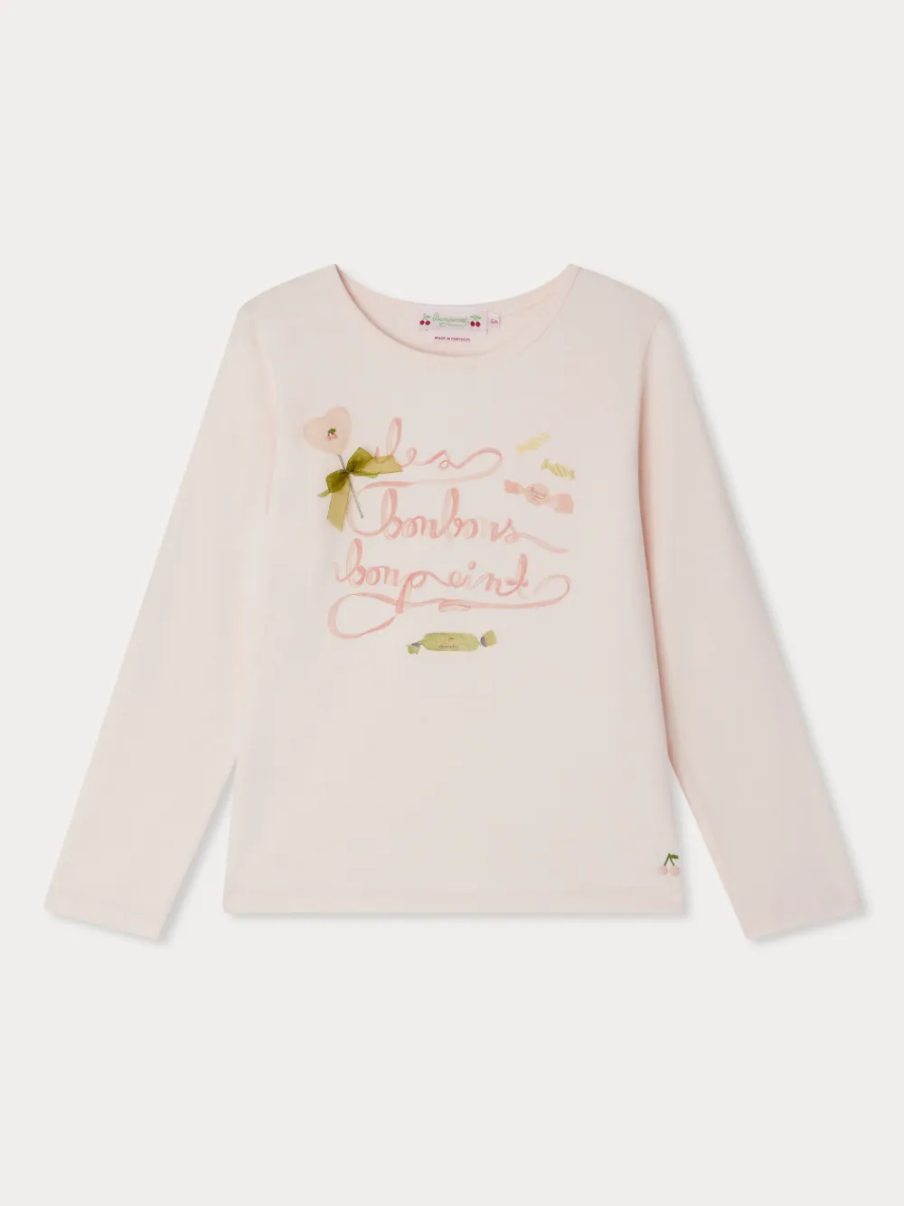 Bonpoint Tidjiane long-sleeve T-shirt - Rosa