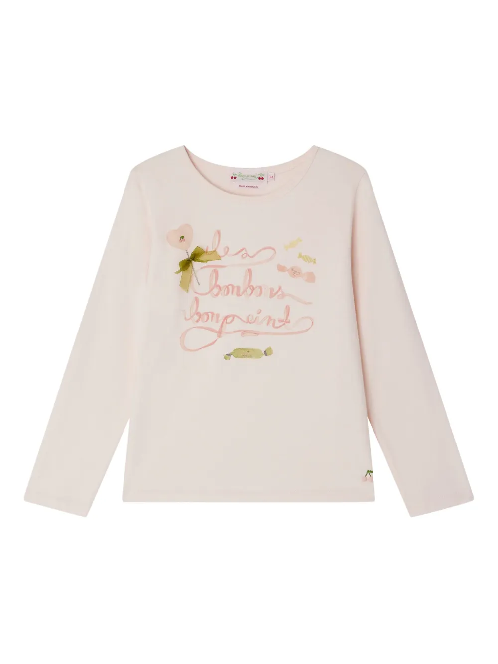 Bonpoint Tidjiane long-sleeve T-shirt | Pink | Image 1