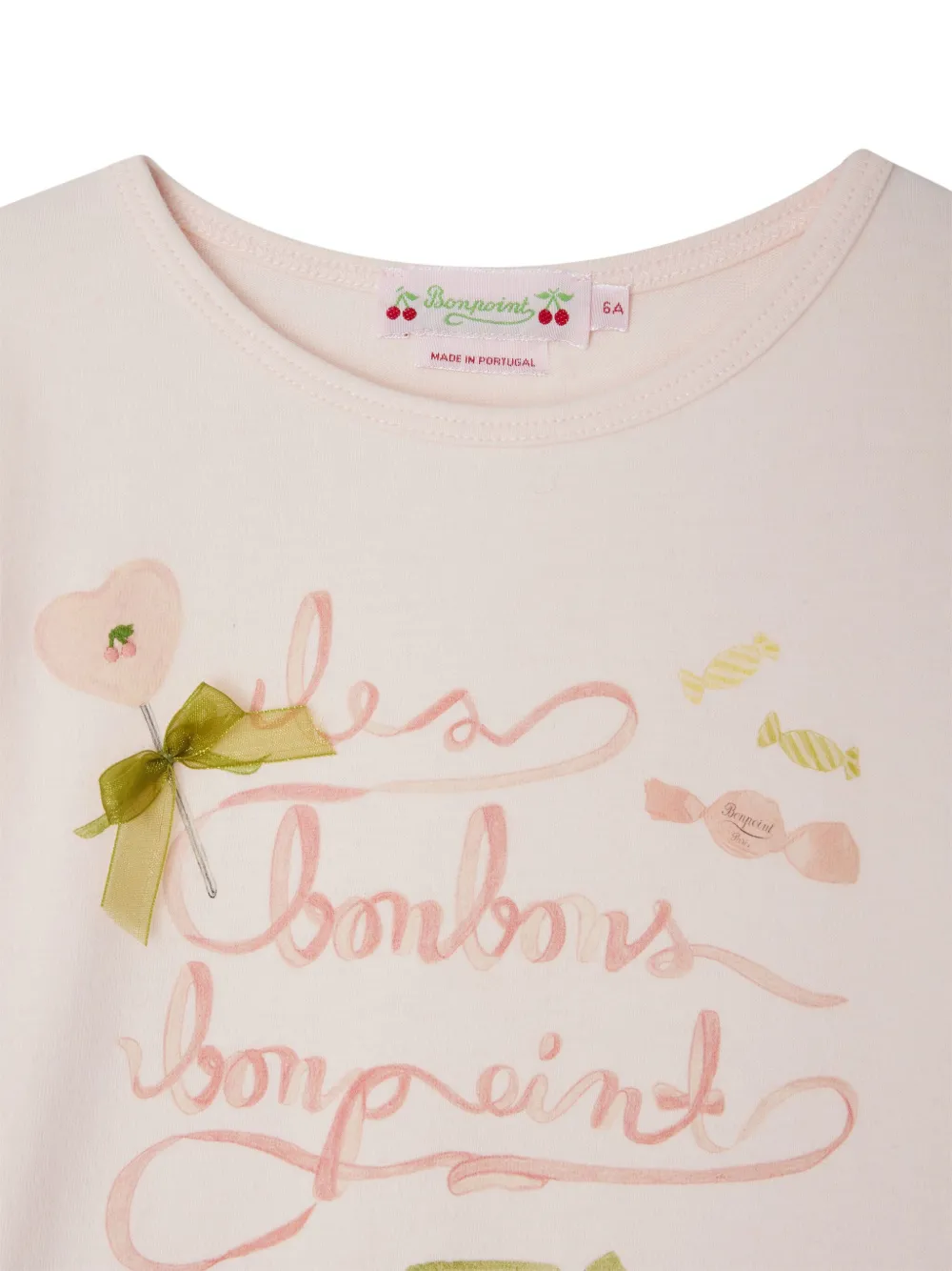 Bonpoint Tidjiane T-shirt met lange mouwen Roze