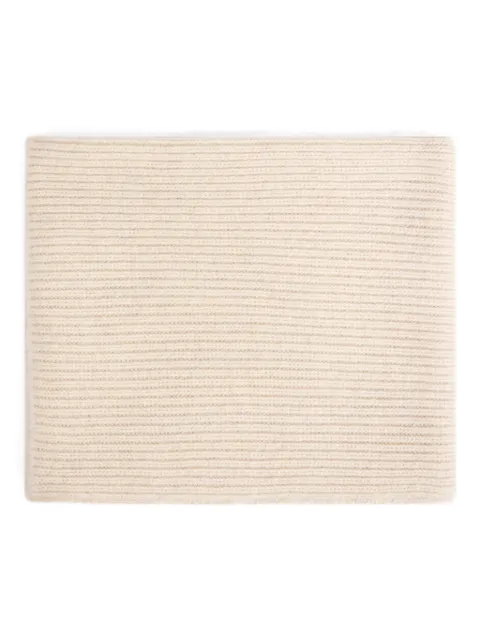 Bonpoint bufanda de cachemira tejida de canalé