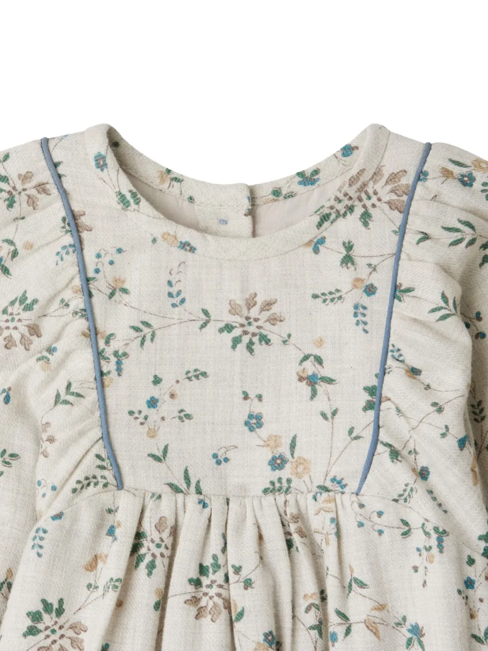 Bonpoint Jurk met bloemenprint Wit