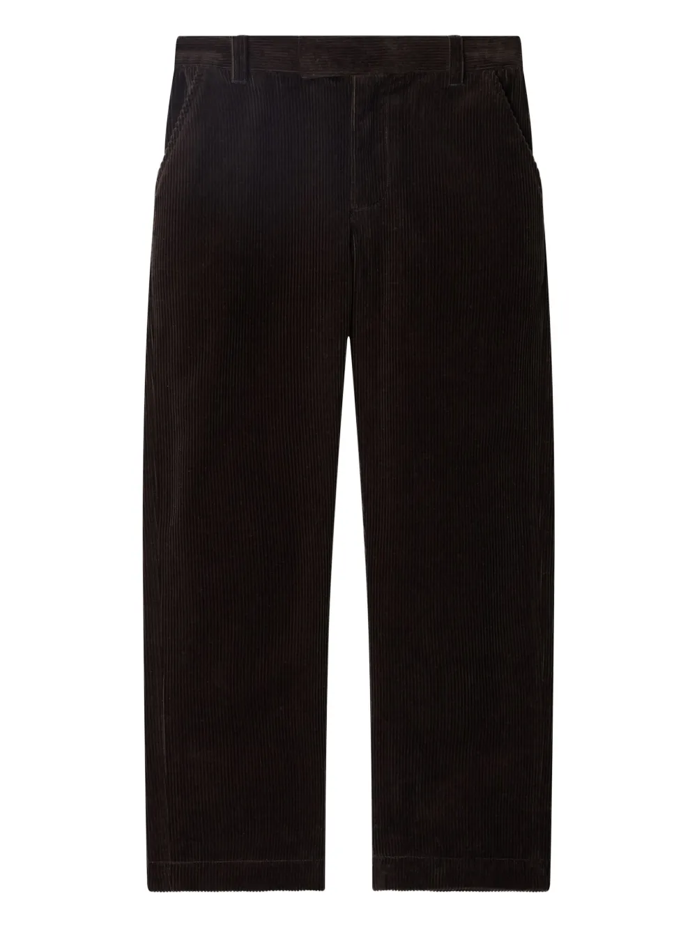 Bonpoint Ribfluwelen broek met zak Bruin