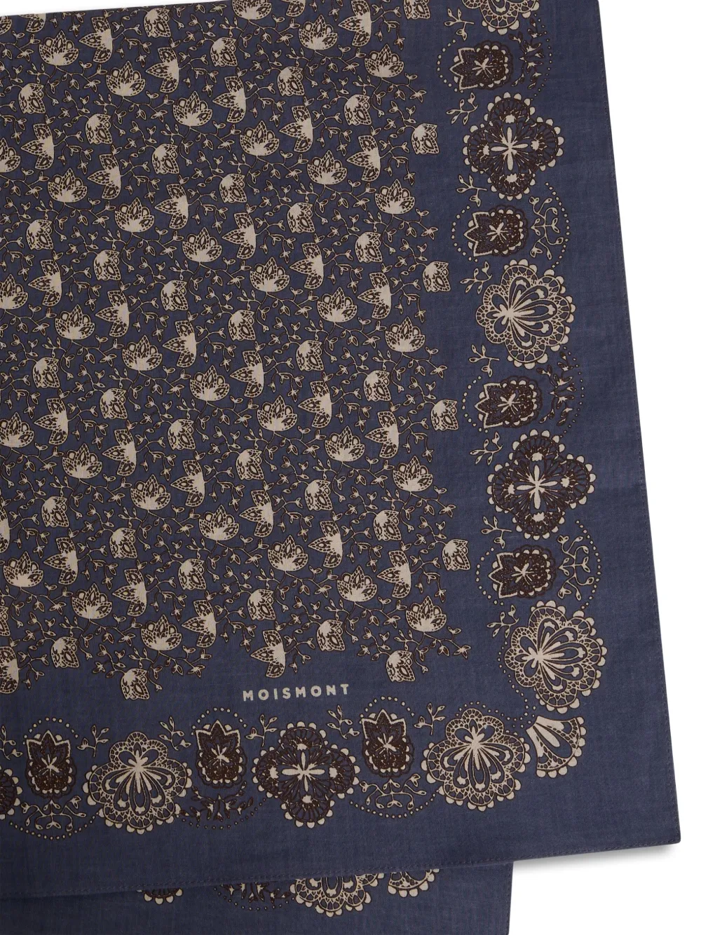 Bonpoint floral-pattern foulard - Blauw