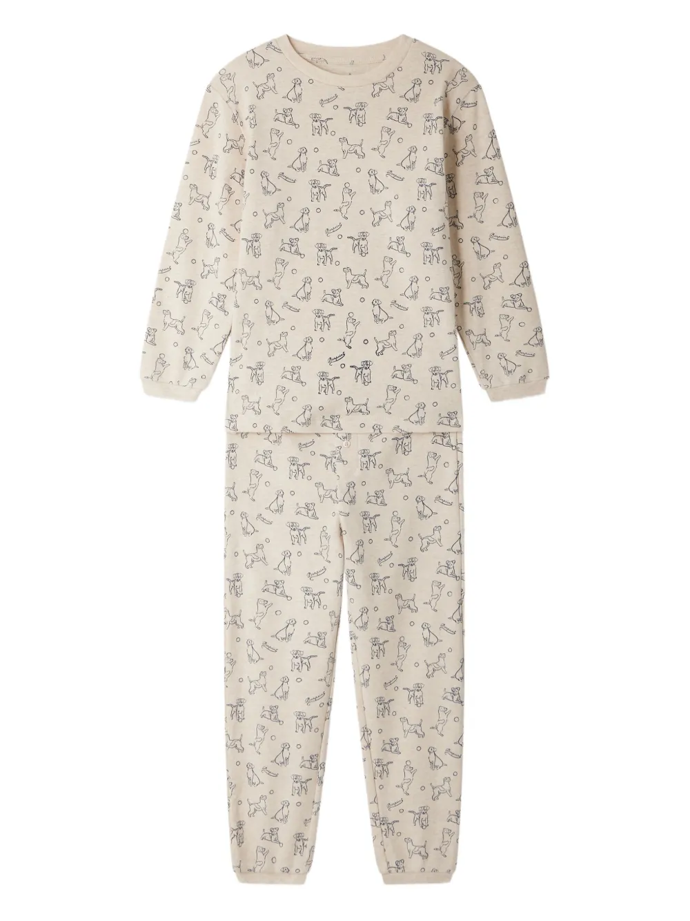 Bonpoint Pyjama met print Beige