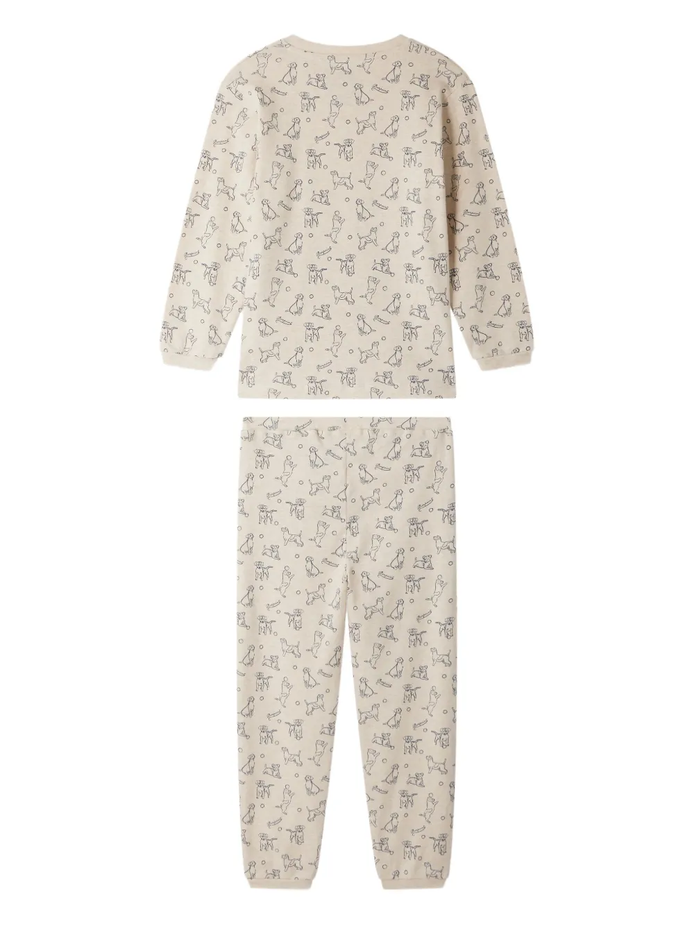 Bonpoint Pyjama met print Beige