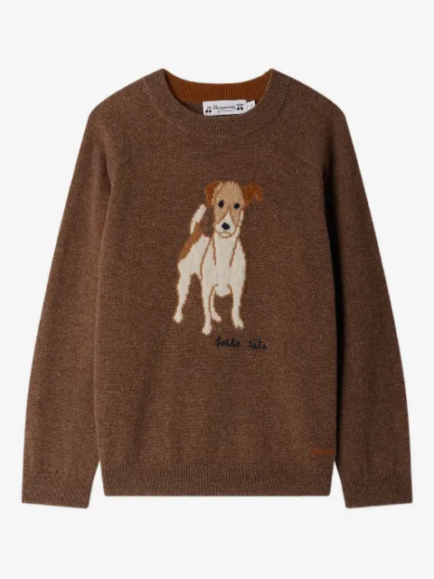 Bonpoint pull Berlioz à motif en jacquard