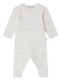 Bonpoint floral-print trouser set - White
