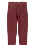 Bonpoint five-pocket trousers - Red