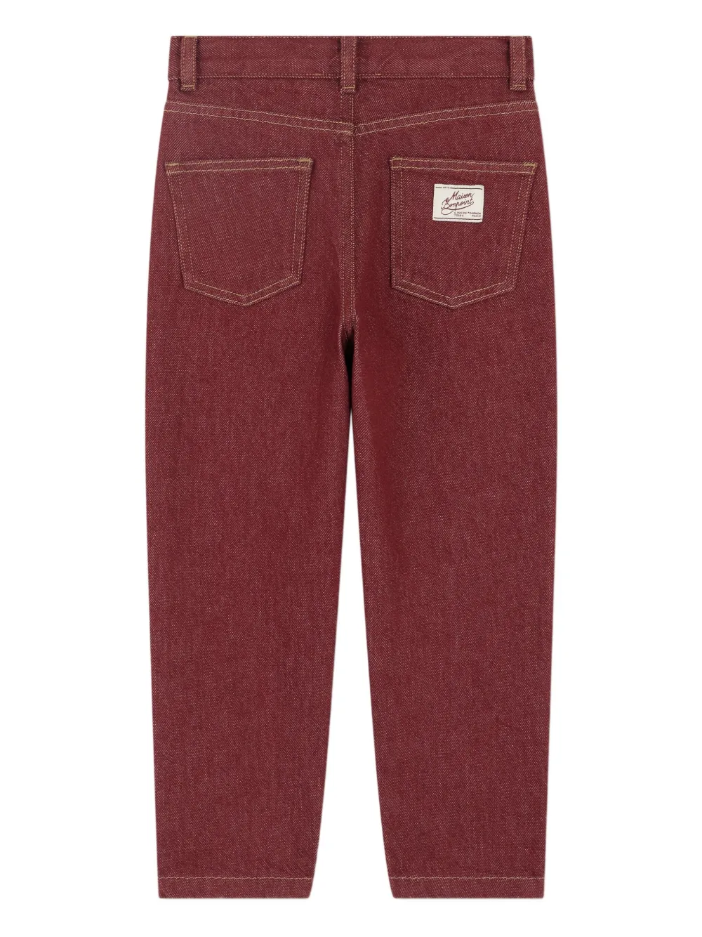 Bonpoint Broek met vijf zakken Rood